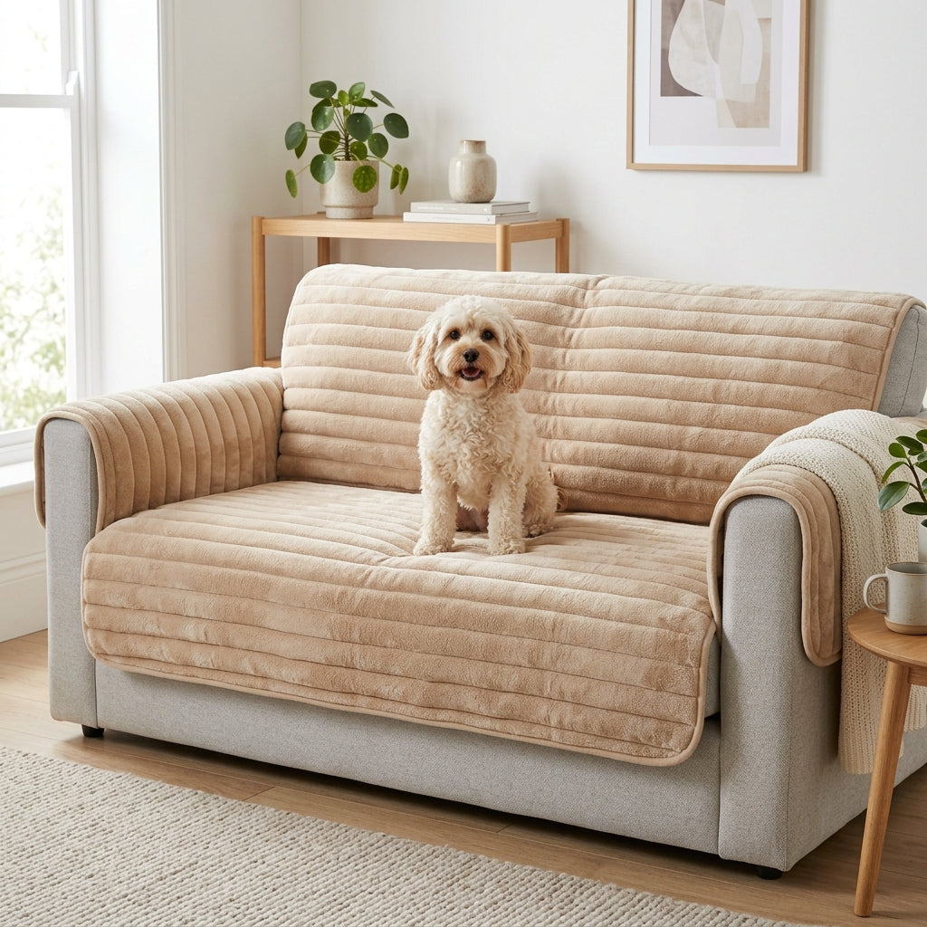 PawCozy sofföverdrag i beige